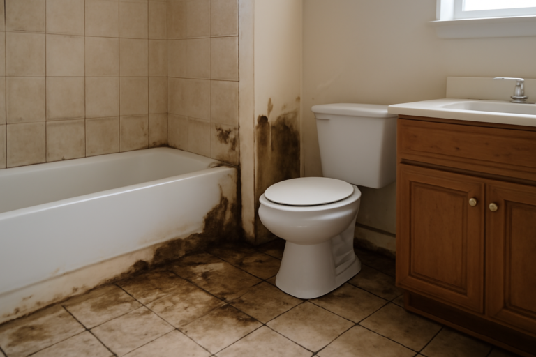 Bathroom Water Damage Restoration