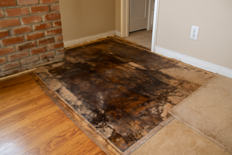 Subfloor Water Damage Repair